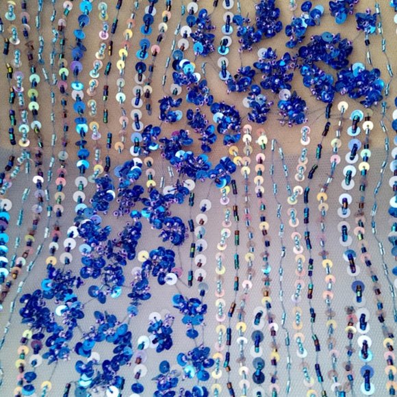 HOST PICK Spectacular Blue 3 piece Skirt Set Size 10 - Picture 7 of 8